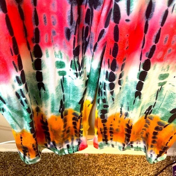 Women vibrant Colorful Jumpsuit. Size XL. Reminds you of the Jungle. - Picture 7 of 14